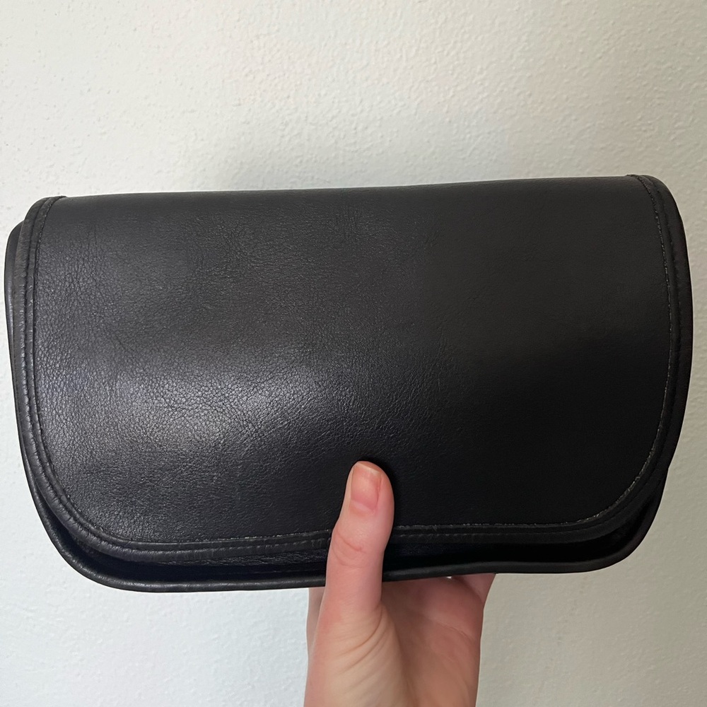 Vintage Coach Ritchie Bag Clutch 9937 Black